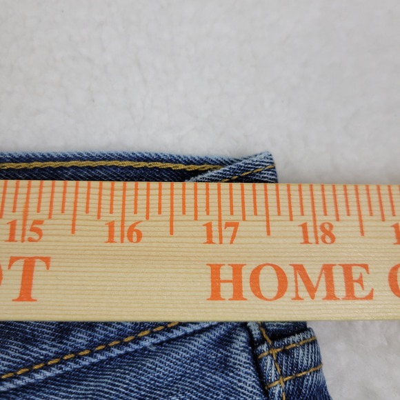 Levis 501XX Straight Leg Jeans Mens 36 x 32 Measures 35 x 30 100% Cotton Blue #2 - Picture 4 of 12